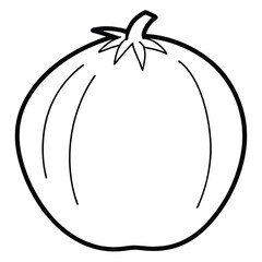 A stylized illustration of a plant, emphasizing its organic shapes and flowing lines.