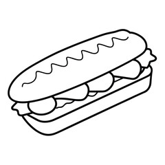A stylized illustration of a fish with flowing lines and a minimalist design.