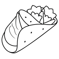 A line drawing of a stylized animal with plants, possibly representing nature or wildlife.