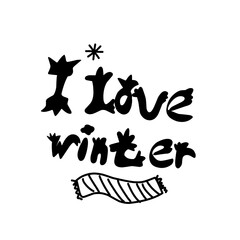 Happy New Year typography lettering