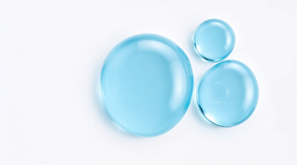 blue glass balls