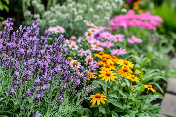 Fototapeta premium Composition of natural alternative medicine with plants generated with AI