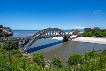 View of Marambaia Bridge at Guaratiba neighborhood - Rio de Janeiro, Brazil