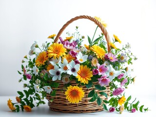 Celestial Blooms: A Floral Tapestry of Sun and Moon