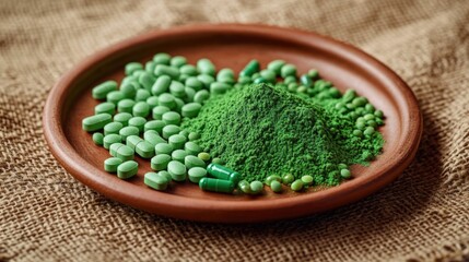 A simple dish of green peas served on a brown plate