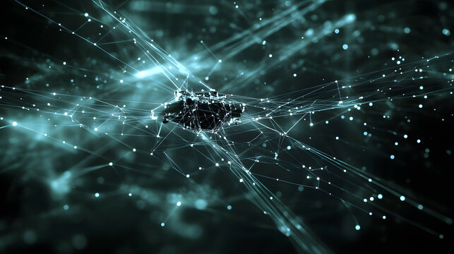 Quantum computing and AI for autonomous drones, using quantum algorithms to process flight data and optimize navigation and flight patterns.