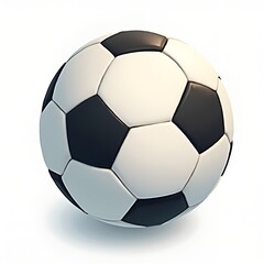 Fototapeta premium soccer ball isolated on white