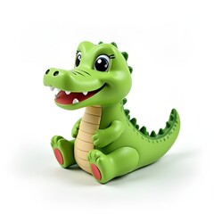 Fototapeta premium Smiling crocodile toy