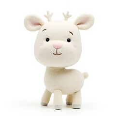 Obraz premium toy Deer isolated on white background