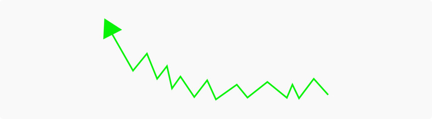 Infographic Line Chart ,graph simple icons set. Vector illustration