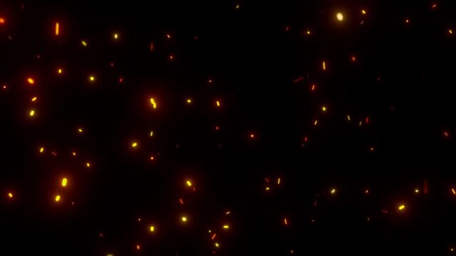 fire vfx particles sparks motion background