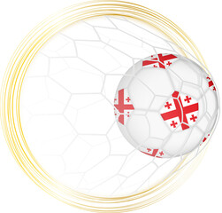 Georgia flag on soccer ball