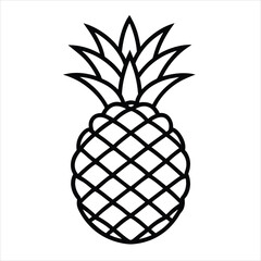 Fototapeta premium pineapple vector illustration