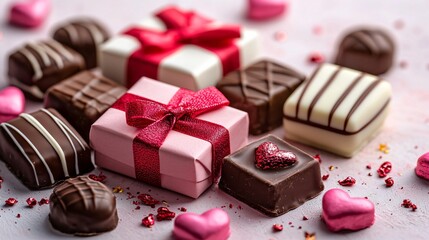 Assorted chocolates & gifts, Valentine's Day