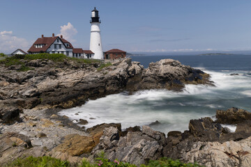 USA, Maine, Portland. Portland Head Lighthouse