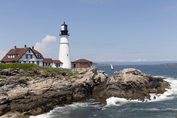 USA, Maine, Portland. Portland Head Lighthouse