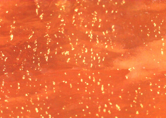 A piece of meat in detail. Image under the microscope, micro photography. Science, study and...