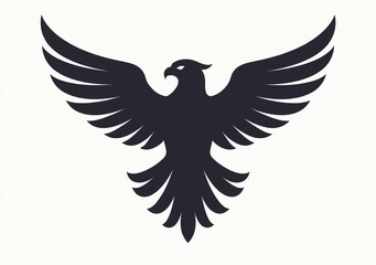 Fototapeta premium falcon logo symbolizes speed agility various organizations worldwide