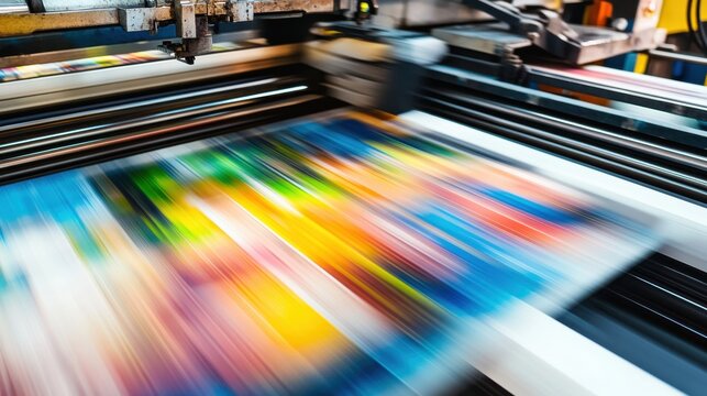 Dynamic Printing Process in a Commercial Print Shop Setting
