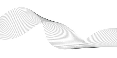 
White and gray digital future technology concept wave and curve line background.
Gray and white wave backgrou