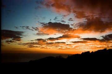 Colorful sunset