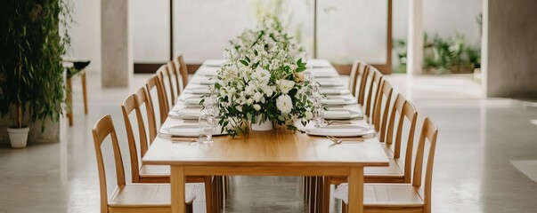 Minimalist wedding with an artistic vibe