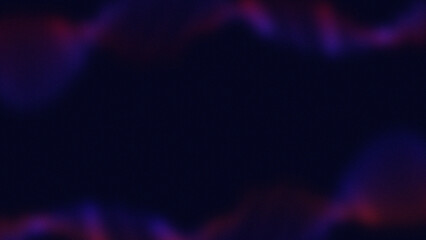 Fototapeta premium Dot blue and purple wave line with light gradient on a dark background, creating a dynamic and futuristic effect. This abstract design evokes a sense of technology 