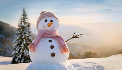 Obraz premium Winter christmas themed realistic picture
