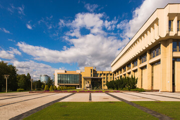 Lithuanian Parliament Buildings in Vilnius City, the Capital of the Country