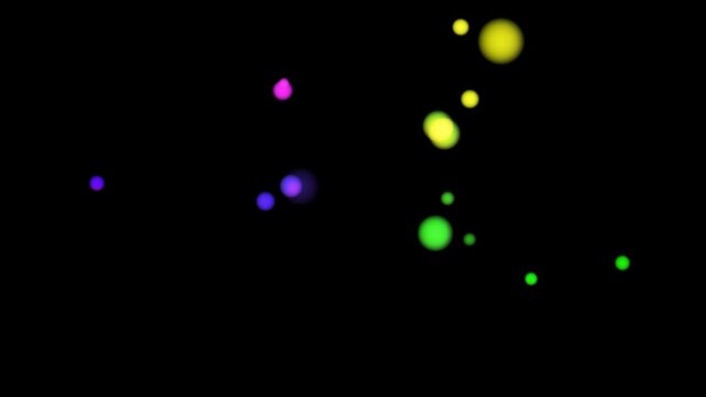 abstract colorful lights, glow lensflair overlay alpha