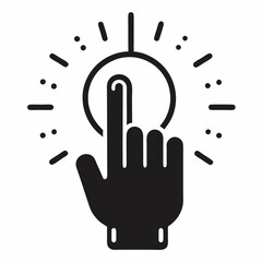 Touchscreen Interaction Icon