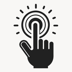 Touchscreen Interaction Icon