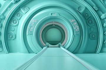 Obraz premium Advanced Linear Accelerator for Cancer Treatments