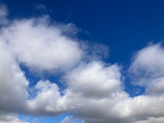 blue sky with clouds