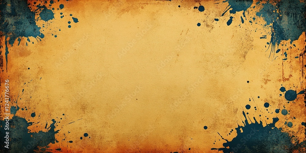 Aufkleber colorful abstract background with paint splatters and texture for creative design projects