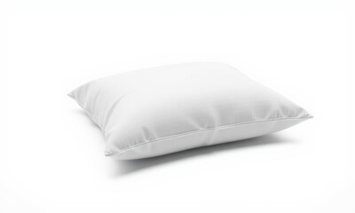 soft, white pillow mockup ideal for showcasing designs or patterns. Perfect for home decor, bedding, or interior design projects