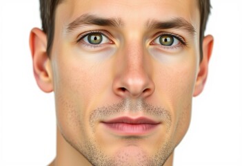 Obraz premium Male portrait with neutral expression