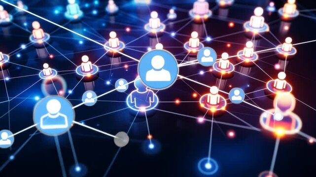 Global Network Connection: A Visual Representation of Interconnectedness in the Digital Age