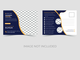 Real Estate Postcard Design Template