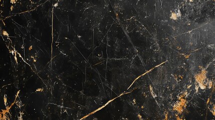 Grunge-style black background with scratches and dirt. Abstract grunge texture on isolated black background.