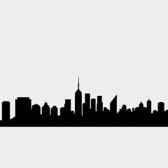 Naklejka premium The cityscape of ghent in layers of varying transparency highlighting the city's famous landmarks and landmark gradient generative ai silhouetted skyline cityscape architecture illustration building c