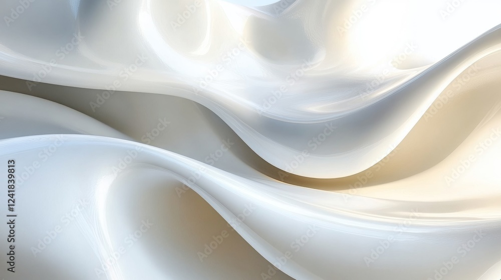 Aufkleber abstract background with smooth shapes for technological or creative projects