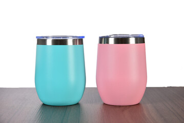 Classic Stay Chill Vacuum Insulated Tumbler, Stainless Steel Beer Mug with Acrylic Lid Double Wall Rugged Metal Tumbler, Dishwasher Safe Insulated Tumbler