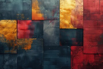 Picture of a wall with different colors of paint