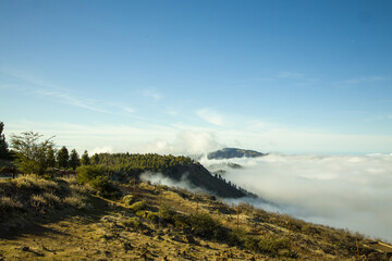 Rugged Mountains Bathed in the Warm Glow of a Gran Canaria