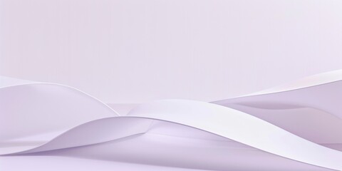 An elegant minimalist composition featuring a light lavender background, Smooth curves and fine gradients, Contemporary minimalist style