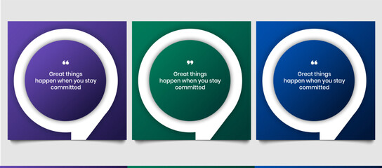 Creative Testimonial, What our Clients Say, Quote , Review, Feedback, Infographic Template, Label, Editable Vector Illustration