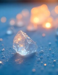 Fototapeta premium crystal ball with water drops