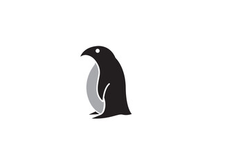 Penguin logo creative design illustration