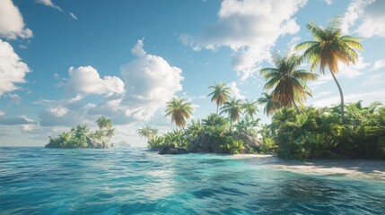 Tranquil Tropical Paradise: Idyllic Island Escape